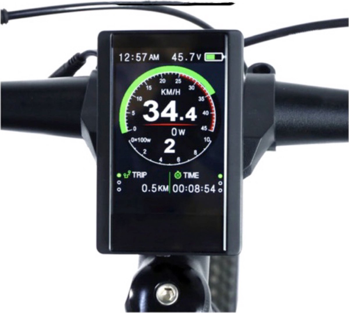 Elektrische fiets indicator - Display - Snelheidsmeter - Elektrische Fietsaanduiding - E-bike onderdeel