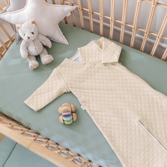 BEMINI Babyslaapzak - MAGIC BAG 4-12m - TOG 1.5 - Gewatteerd comfort - Cream — afbeelding 2