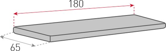Banktopper Geo Grijs - 180cm breed - Waterafstotend en Vlekbestendig - Antislip Onderkant - Comfortabel en Duurzaam - Ideaal voor Huishoudens met Kinderen en Huisdieren