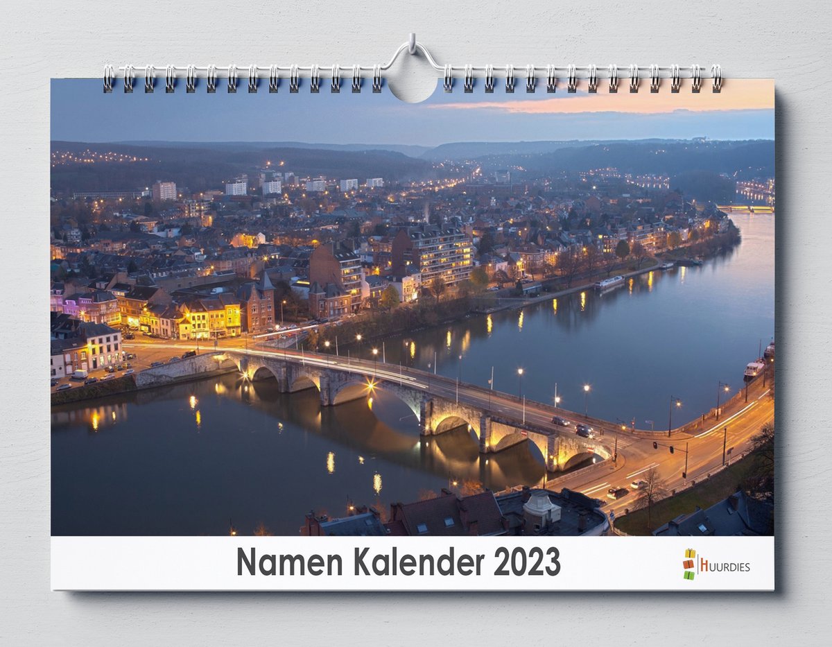 Namen kalender 2023 | 35x24 cm | jaarkalender 2023 | Wandkalender 2023