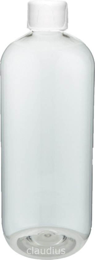 Lege Plastic Shot Fles 60 Ml RPET Transparant Met Witte Ribbeldop Set Van 10 Stuks Navulbaar Leeg 75 Gerecycled Pet 2175823078