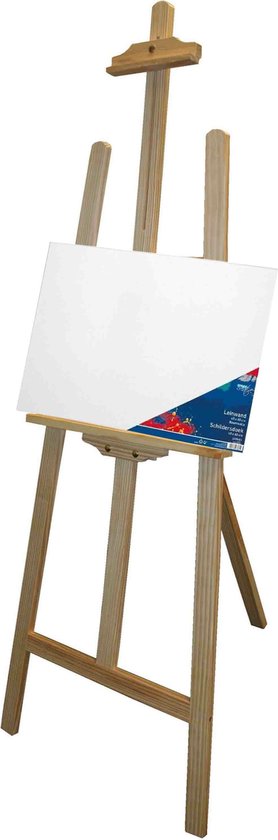 Artina 24-delig Acrylverf Set Met Houten Schildersezel FSC Tot 175 Cm Kunstenaars Kit Corsica Met 5 Canvasdoeken Penselen Accessoires Hoogteverstelbaar Voor Beginners Hobbyisten 1215481969