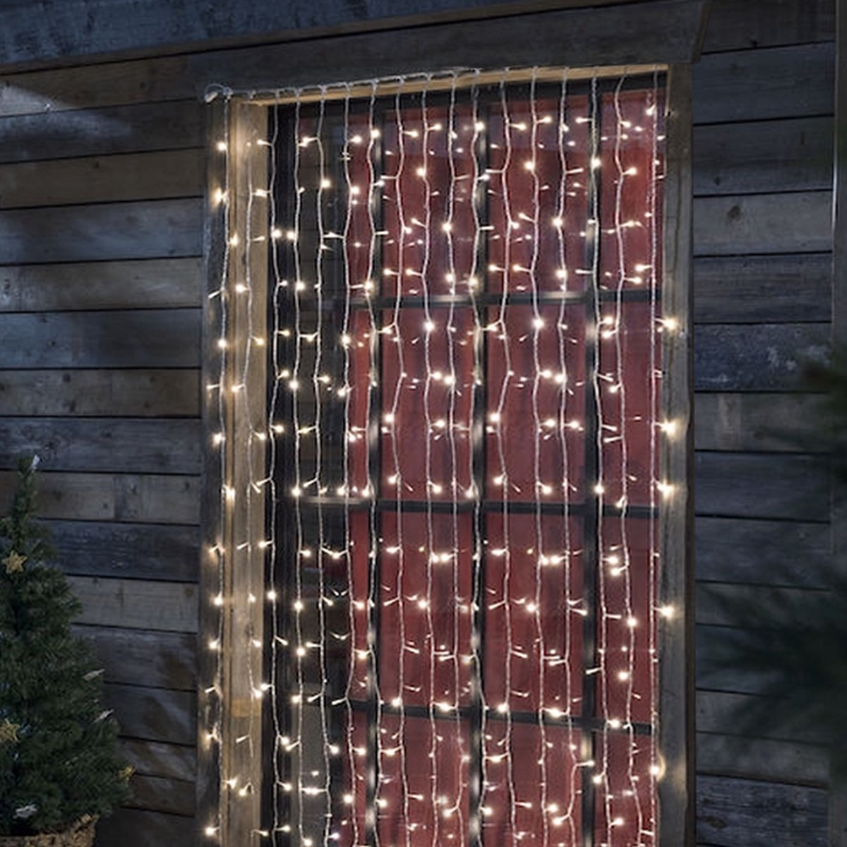 CILIENG Lumières de rideau, 400 LEDs RGBIC dynamiques, 300 modes scène
