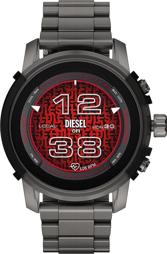 Diesel DZT2042 Display Smartwatch Gen 6 45,5 mm - Grijs