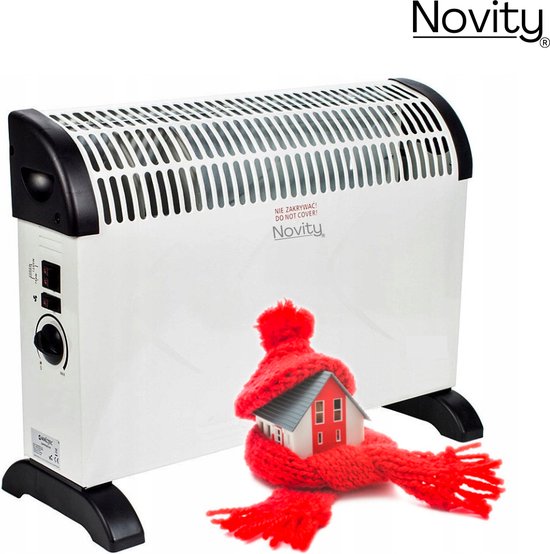 HOMCOM Elektrische Heater, Wandmontage, Oscillatiefunctie, 2 standen, Timer, LED-display, Wit | Netherlands HOMCOM Elektrische Heater, Wandmontage, Oscillatiefunctie, 2 standen, Timer, LED-display, Wit | Netherlands