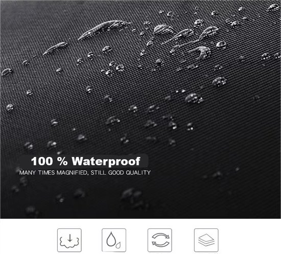 Pro-Care 90L XXL Supreme Travel Bag - Compartiment à Chaussures pour femmes - Antivol - Fabric Oxford Full Waterproof - 60x26x30 cm - Sac week-end - Zwart