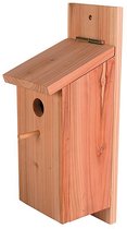 Duvo+ Vogelhuisje bouwpakket - Bruin - 12,5 x 14,5 x 36cm