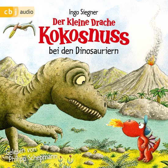 Der kleine Drache Kokosnuss bei den Dinosauriern - cover
