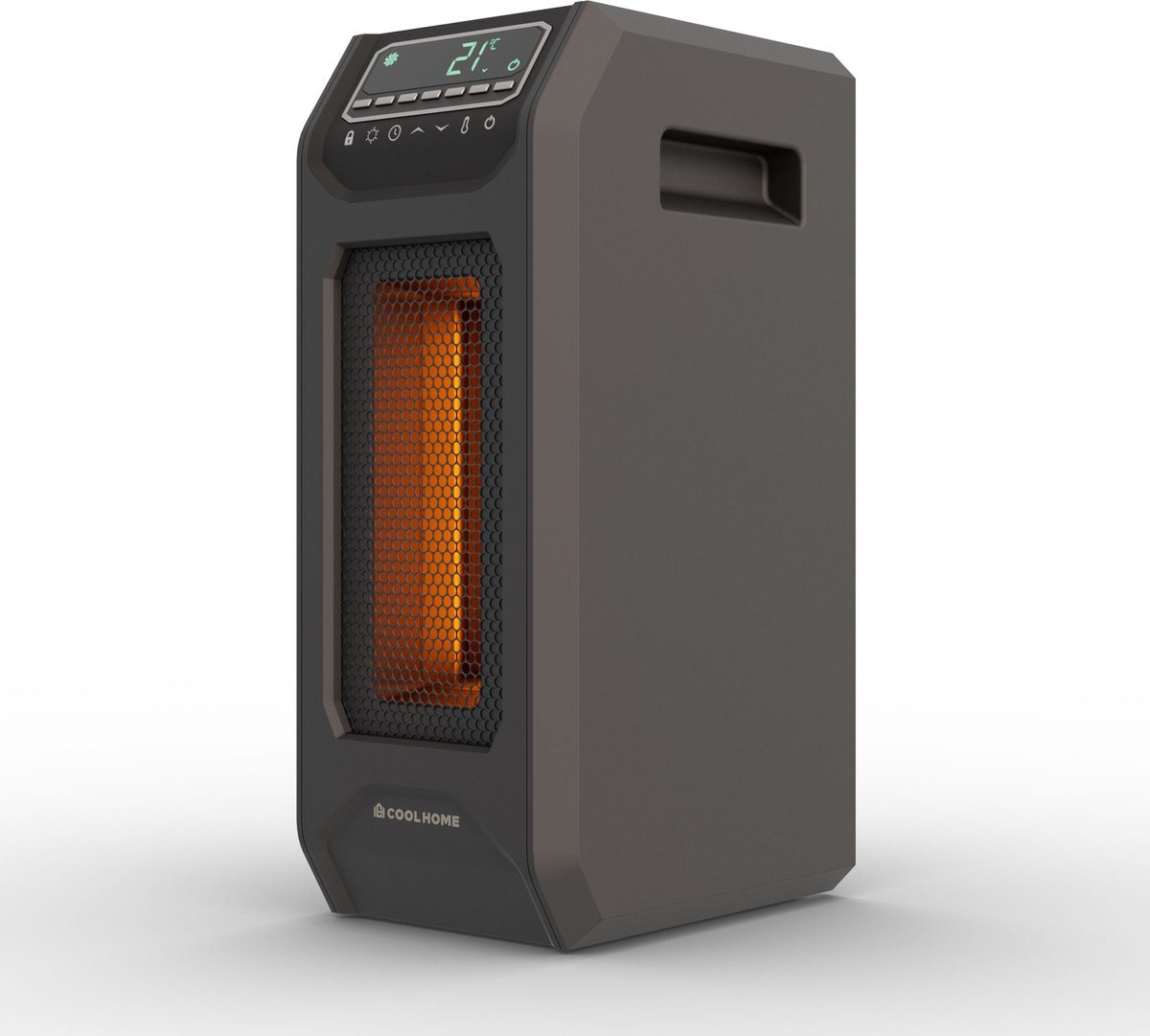 CoolHome IH22 Infrarood Kachel - Elektrische kachel met afstandsbediening - Heater 1500W - tot 20m2 -Zwart – foto 3