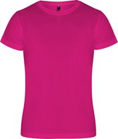Maillot sport unisexe enfant fuchsia manches courtes marque Camimera Roly 16 ans 164-176