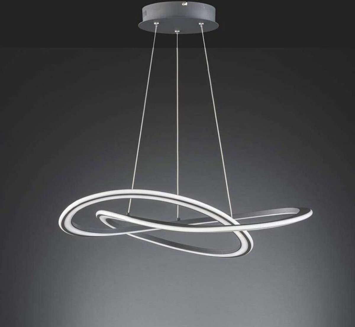 Design Hanglamp Ohio 3 staps dimbaar zonder dimmer In hoogte