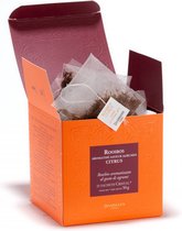 Dammann Frères - Rooibos Agrumes - Infusettes - Sachets Cristal - Thee Rooibos - Citroen - Mélange Rooibos - Thé doux - 25 infusettes