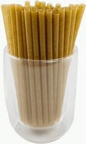 Plantic Ware - Pailles durables - Biodégradables - Taille cocktail 15cm - Agave