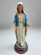 Maria van Lourdes 42 x 14 x 14 cm beeld HM116 4750- polystone - deco - Mariabeeld - christes