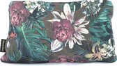 Skinsbynature luxe sierkussen flowerleaves oud roze linnenlook 60x 40 cm