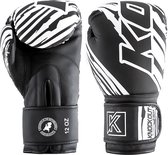Knockout Gear Bokshandschoenen - Zwart/Wit - 14 oz