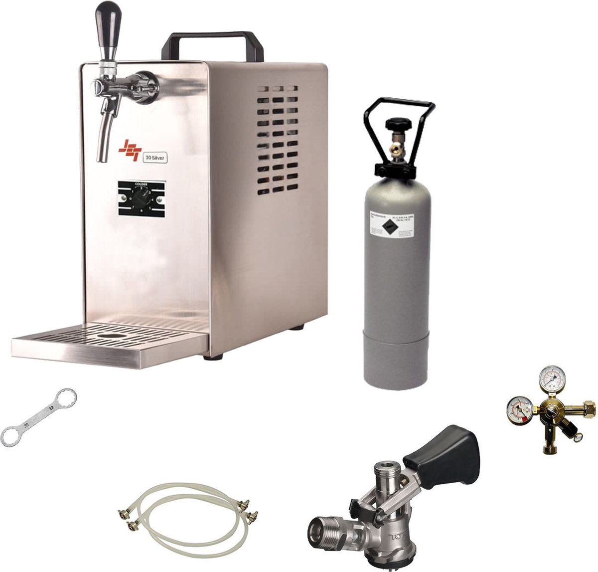 Compleet Set Tapinstallatie JET 30 biertap met NC adapter