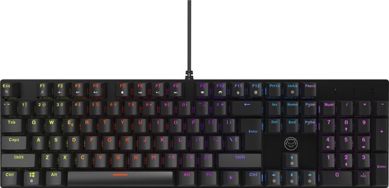 Qware Gaming - Melrose - Toetsenbord - Bedraad - USB - Verlichting - RGB - Qwerty