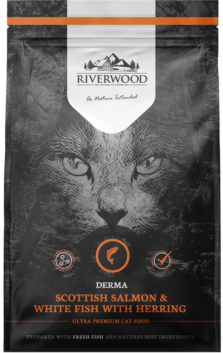 Riverwood Kattenvoer Derma Inhoud – 6 kg