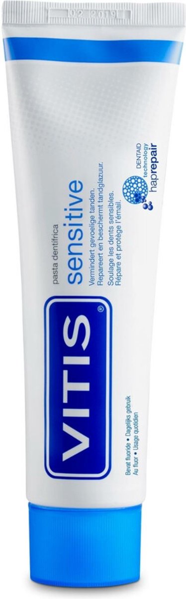 4x Vitis Sensitive Tandpasta 75 ml