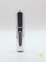 Parfum2go® Essentials 5 ml Parfumverstuivers 13 kleuren. Zilver