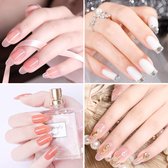 Polygel nagelverlenging - nagelverlengingen -Nail Art - Kit 6 stuks - manicure voor beginners|clear nude/ R 83