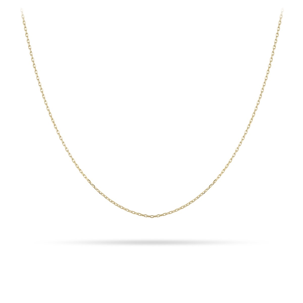 Gisser Jewels - Halsketting VGC003 - 14k geelgoud - - 50 cm