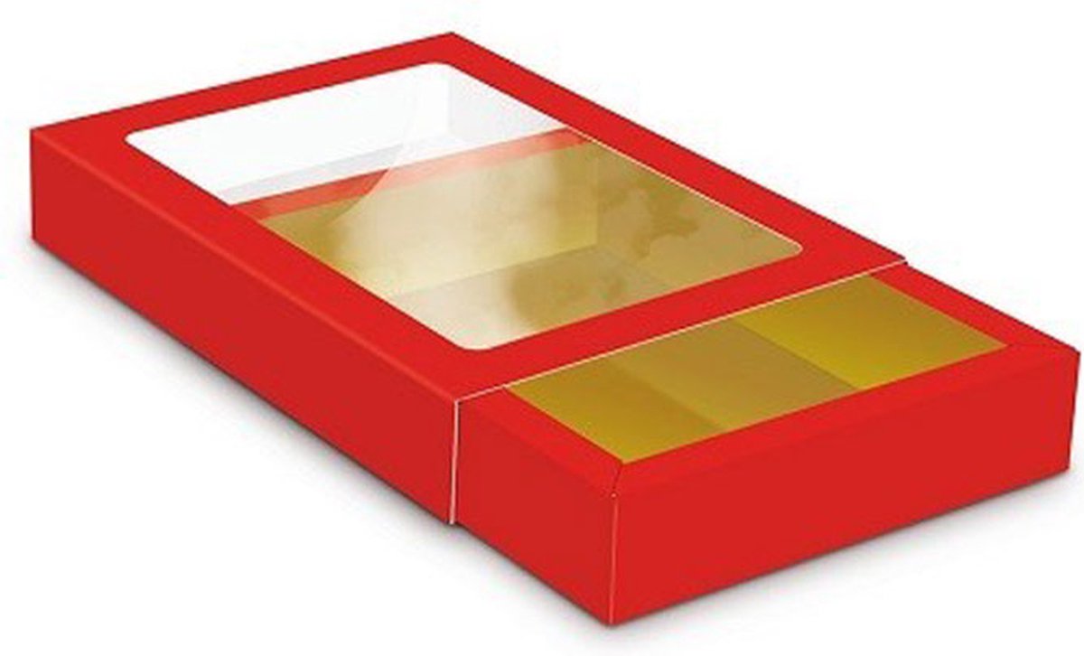 Chocolade Letterdoos Rood