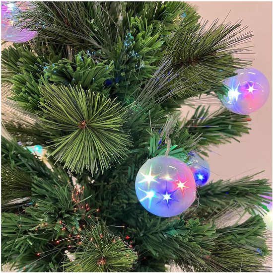 Sapin De Noel Artificiel Blanc Fibre Optique 2025 Sonya Liliane