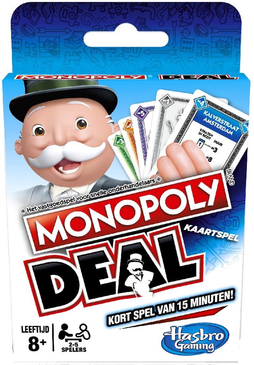 Verheugen vreemd animatie Monopoly Deal - Kaartspel | Games | bol.com