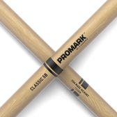 Promark TX5BW-4P Drumstokken 5B Hickory - houten tip - 4-Pack