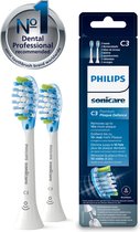 Bol.com Philips Sonicare Adaptive Clean HX9042/17 - Opzetborstel - 2 stuks - Wit aanbieding
