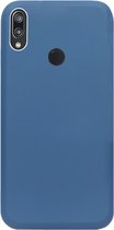 ADEL Premium Siliconen Back Cover Softcase Hoesje Geschikt voor Huawei Y7 (2019) - Blauw