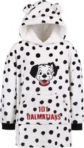 101 Dalmatiërs - Wit Sweatshirt met Capuchon / Badjas voor Kinderen / 146-170