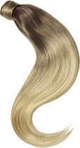 Balmain Catwalk Queue de cheval 55 cm. raide, cheveux Memory®, couleur NEW YORK : mélange de blond clair et de blond foncé.
