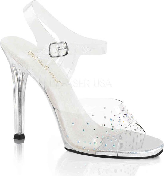 Sandale à bride de cheville fabuleuse -35 Chaussures- GALA-08SD US 5 Transparent