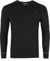 V-neck Sweater Mannen - Zwart - Maat XL