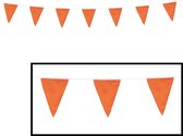 Oranje stoffen vlaggenlijn 10 meter wk voetbal duurzaam