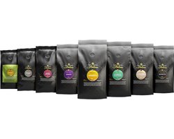 foto van Gran Maestro Italiano - Koffiebonen - Koffiebonen Proefpakket - Alles van Gran Maestro Italiano - 8x 250g