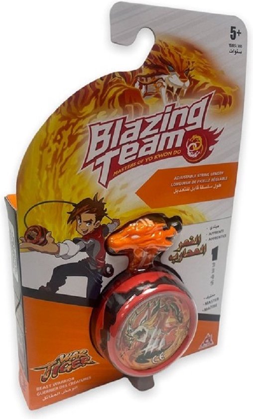 BLAZING TEAM Yoyo Creature Warrior Level 1 War Tiger