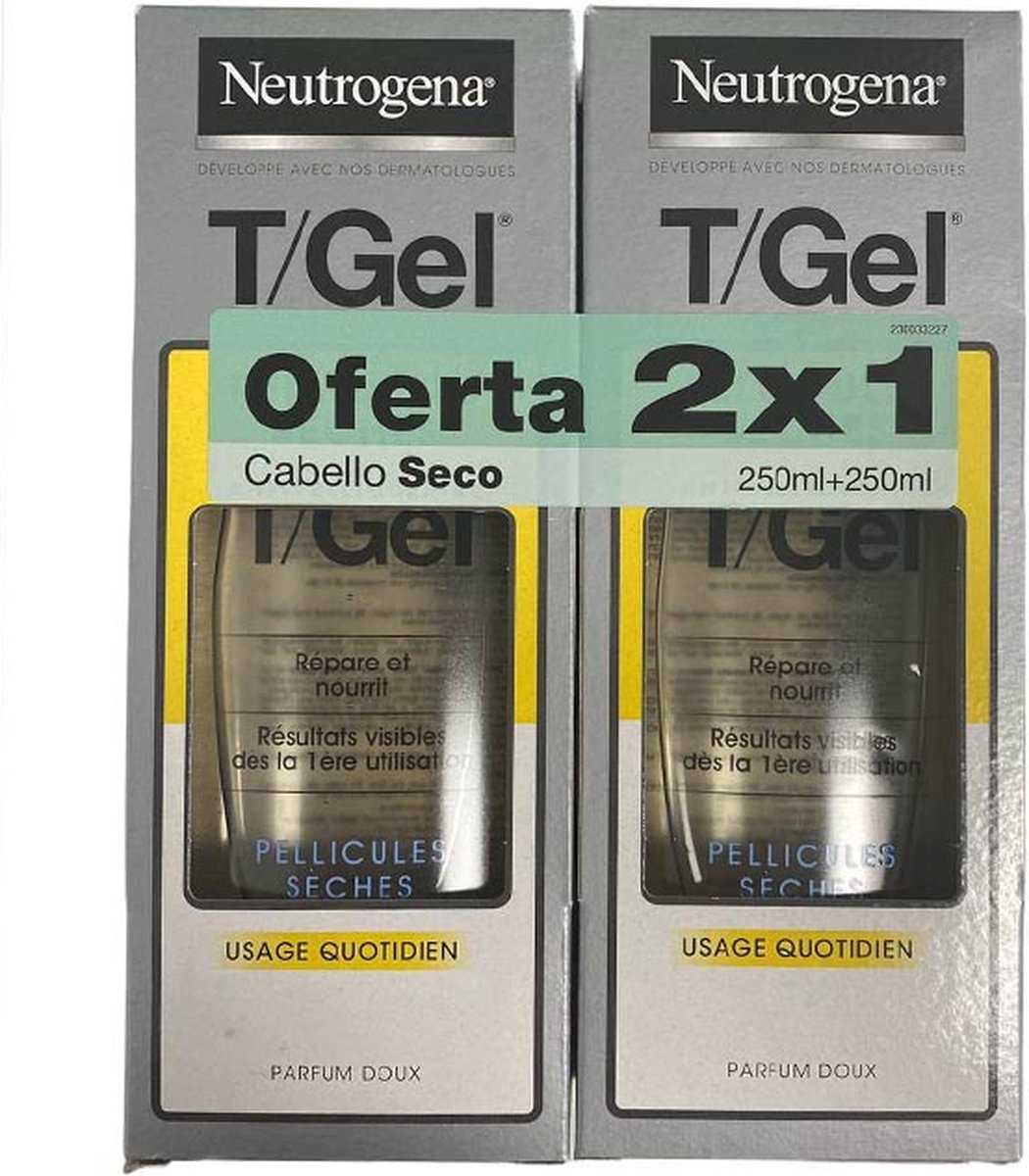 Neutrogena T/Gel Shampoo Duopack - 2 x 250 ml (voor droog haar)