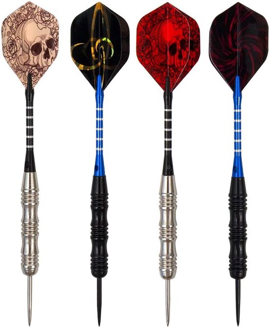 Dartpijlen 24 gram Darts set 12 stuks extra Dart flights en Shafts Dartscase van ROCUTO — afbeelding 5