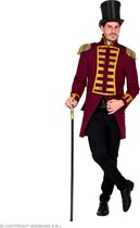 Widmann - Circus Kostuum - Parmantige Franse Parade Jas Bordeaux Rood - rood - Small - Halloween - Verkleedkleding