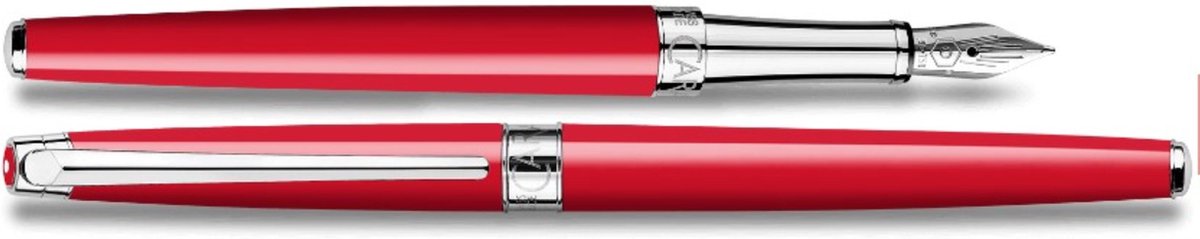 CARAN D'ACHE VULPEN (M) Scharlakenrood LÉMAN SLIM
