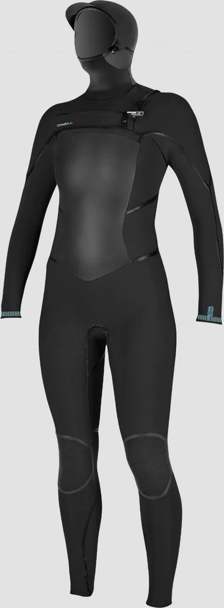 ONeill Dames Psycho Tech 6/4 Chest Zip Hooded Wetsuit