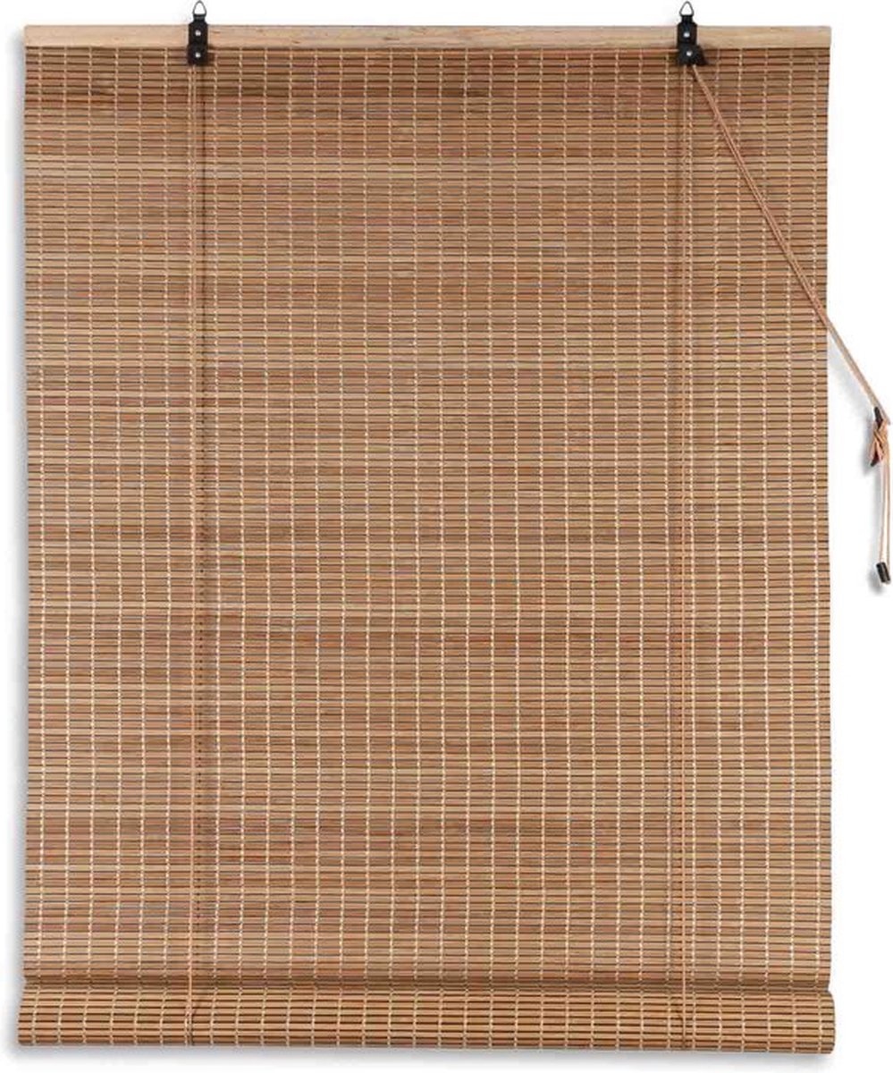 4goodz Bamboe Rolgordijn 120x220 cm - Bruin