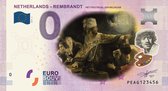 0 Euro biljet 2019 - Rembrandt Het feestmaal van Belsazar KLEUR