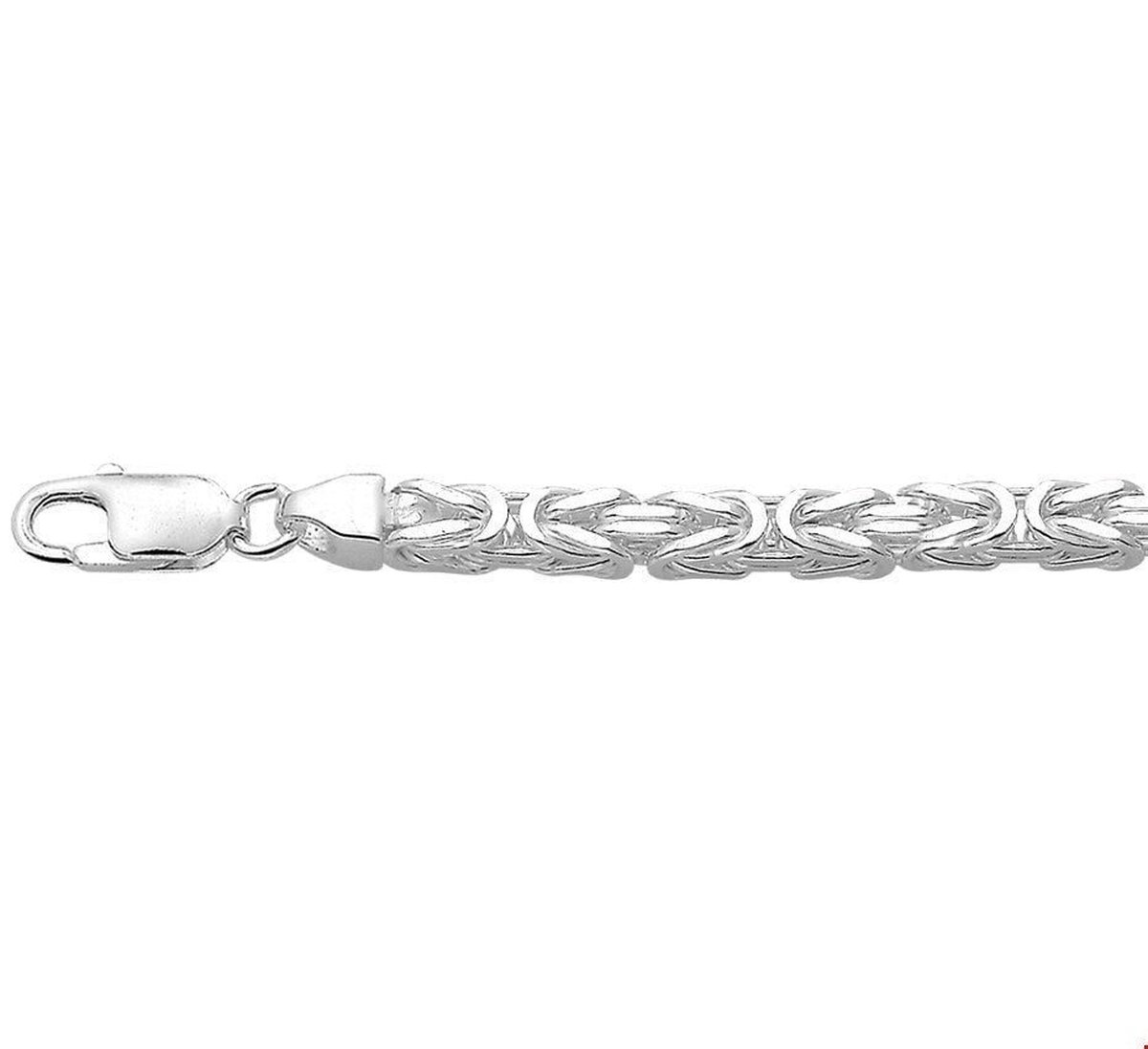 The Jewelry Collection For Men Ketting Konings 6 mm - Zilver