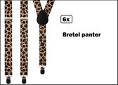 6x Bretel Panterprint