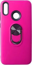 Hoesje Geschikt voor Huawei P30 Lite hoesje Shockproof Armor case - back cover – TPU – Roze